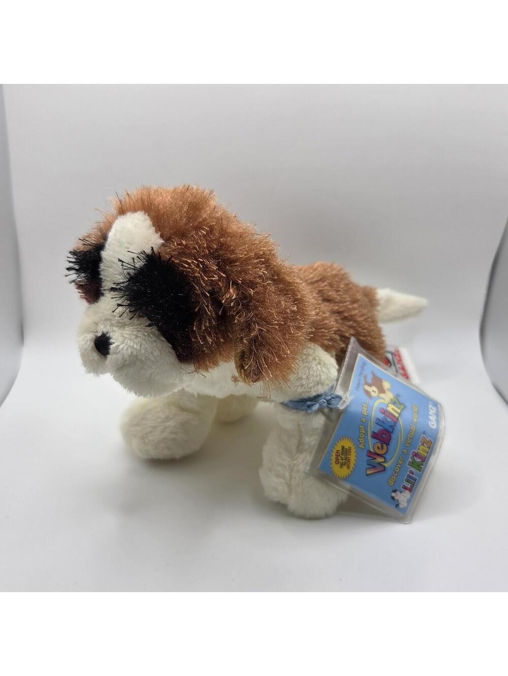 Ganz Webkinz Lil' Kinz Dog St Bernard Sealed Code Tag Attached HS012